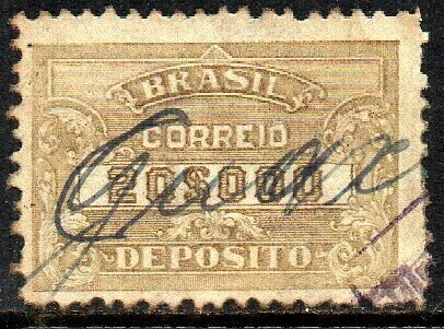 Brasil Depósito D 051 Numeral Par U