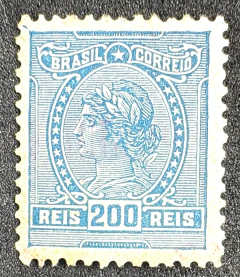 Alegoria 200 Réis - Filigrana de espaço - RHM 166 ES - novo - 500 Ufs.