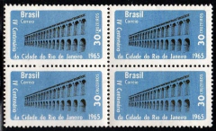 Brasil C 0544 Arcos da Lapa Rio de Janeiro Quadra 1965 NNN