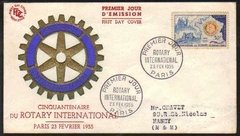 18073 França Envelope Fdc 1978 Rotary Club U