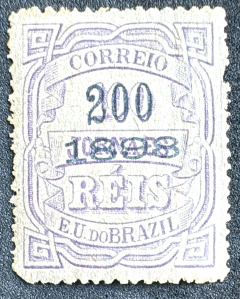 Jornal Sobrestampado 200/100 Réis, dt.13 - 55 Ufs.