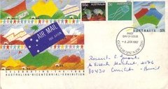 06578 Austrália Fdc Bandeirolas E Animais Marinhos Circ.
