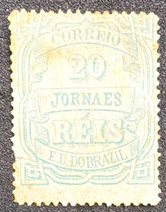 Jornal 20 réis - Denteação 13½ - RHM J 20 (80 Uf's)