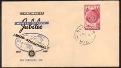 18041 Austrália Envelope Fdc 1955 Rotary Club U