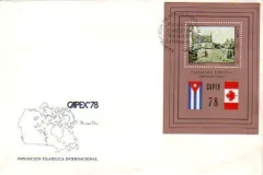 06604 Cuba FDC Bloco 53 Pinturas Capex 78