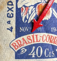 Brasil 1946 - Variedade - Ponto em BRASIL no Selo Inferior Direito - RHM C 224 - comprar online