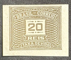 Taxas - 20 Réis - PROVA.