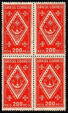 Brasil C 0059 Congresso Eucarístico 1933 Quadra Nnn / Nn (c)