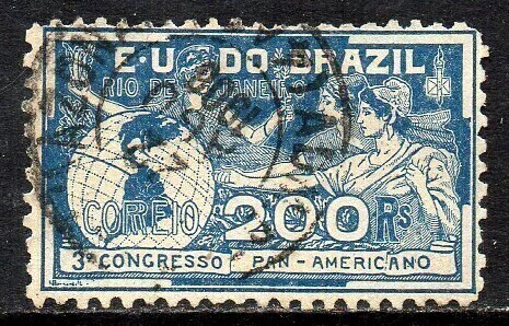 Brasil C 0006 Congresso Panamericano 1906 U (w)