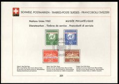 20222 Suiça Serviço 430/33 Folhinha Filatélica Museu Do Selo