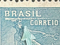 Vovó 400 Réis - Par do RHM 202, sendo o selo inferior o 202D (traço sob "Brasil"). - comprar online