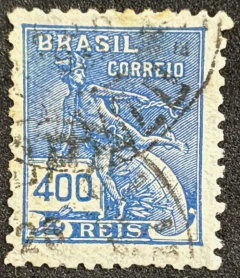 Vovó 400 Réis - Cruz de Cristo - usado - RHM 316 - 550 Ufs.