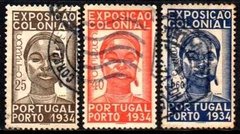 08823 Portugal 572/74 Exposição Colonial Nativa U