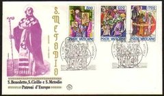 18120 Vaticano FDC Santo Metodio Morávia 1985