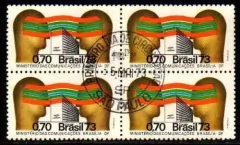 Brasil C 0778 Comunicaäes Quadra Com Cpd 1973 U