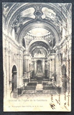 Cartão Postal - Rio de Janeiro - Igreja da Candelária - Fotografia de Marc Ferrez