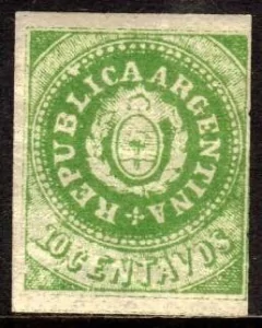 01013 Argentina 6c Efigie NN