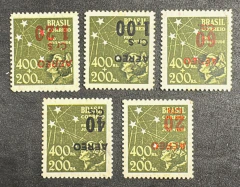Variedade 1944 - Série completa nova com sobrecarga invertida - 600 Uf's