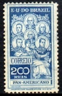 Brasil C 0009 Selo Panamericano N
