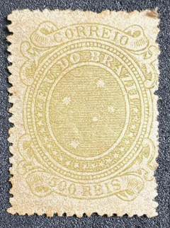 Cruzeiro 500 Réis, dt. 13, cinza oliva - novo - 85 Ufs.