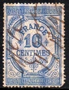 06578 França Selo Fiscal Timbre Fiscal Quittances Recus