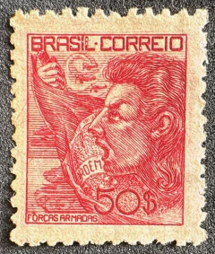 Brasil, Regulares (RHM#398) Filigrana "O" Vertical 120 Uf's, Novo
