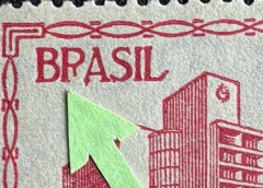 Variedade - R de BRASIL → P - "BPASIL" - Selo superior direito - comprar online