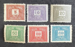 Taxa Devida - Série completa nova - RHM X 40/45 (falta o 46) - 150 Ufs - Papel pelicola.