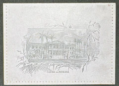 Carta Bilhete 200 Réis - Variedade (perfeita) - RHM CB 72 nova - Carta Bilhete (A e B sem ornamentos) 3500 Ufs. na internet