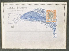 Carta Bilhete para o exterior - espassamento 3 - nova - RHM CB 59.