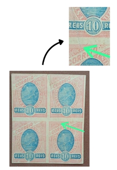 Madrugada - Prova em quadra papel grosso com pliê sem denteação.