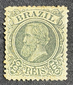 D. Pedro 100 Réis Cabeça Pequena, novo - RHM 49 - 1300 ufs (cat. 2019).