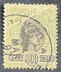 Madrugada 1894 - 300 Réis, dt: 13 - uado - RHM 86A - 90 Ufs.