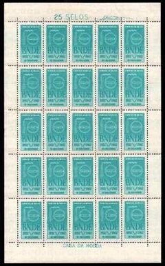 Brasil C 0481 Folha Completa BNDE Banco Desenvolvimento 1962 Nnn