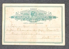Bilhete Postal BP 81 - enviado via correio urbano dentro do Rio de Janeiro em maio de 1928.