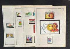 Brasil 1973 - Ano completo comemorativos novos (em Hawid) - Blocos + selos do bloco.