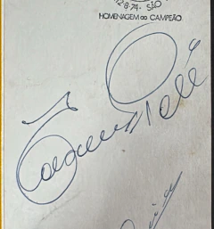 Arquivo "Pelé" - Folhinha Filatélica do IX Campeonato Mundial de Futebol - México 70 com a assinatura do Rei Pelé! - comprar online