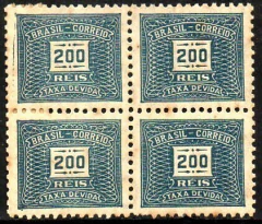 Brasil Taxas X-75 Cifra Quadra NN