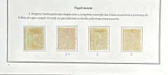 D. Pedro Barba Preta - papel tintado - RHM 25B, 27B, 27aB e 27AB - Coleção de referência Klerman Lopes. - comprar online