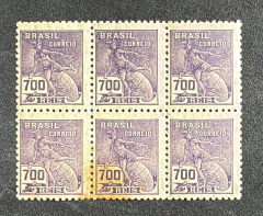 Regulares - Múltiplo de 6 selos novos do RHM 288 A - 144 Ufs.