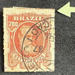 Legenda - D. Pedro 700 Réis Barba Branca, com legenda - 650 Ufs.