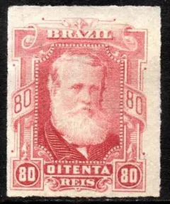 Brasil Império 40 D. Pedro Perce Barba Branca N