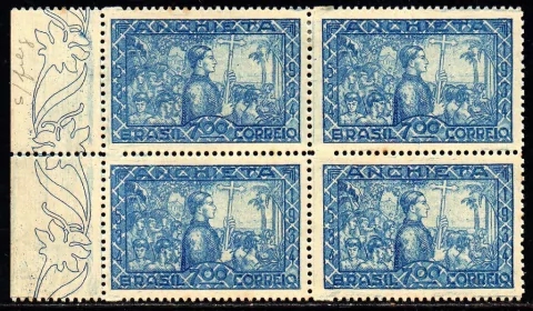 Brasil C 0076 José de Anchieta Variedade Falha na denteação 1934 NN