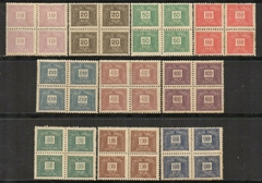 Brasil Taxas X-80/89 Cifra Quadra NN (b)
