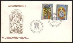 18309 Vaticano FDC Ascensão Pinturas 1977