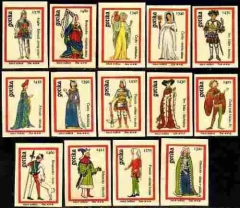 11520 Cinderela Tchecoslovaquia Figurinhas Trajes