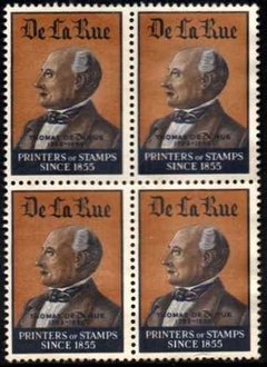 07404 Inglaterra Thomas De La Rue Selos De Propaganda Quadra