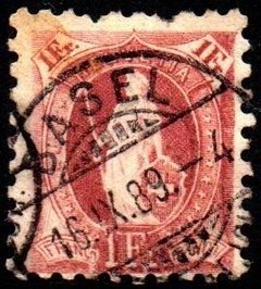 08919 Suiça 85 Helvetia Denteação 9 1/2 U