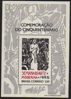 Brasil Bloco 031 Semana De Arte Moderna NN