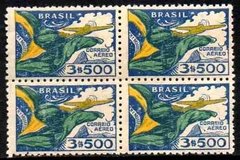 Brasil A 037 Aéreos Bandeira Nacional Quadra NNN